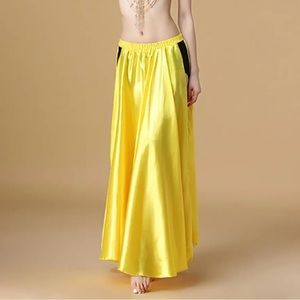 Performance Belly Dance Costume Slits Skirt Sexy Oriental Belly Dance Skirt
